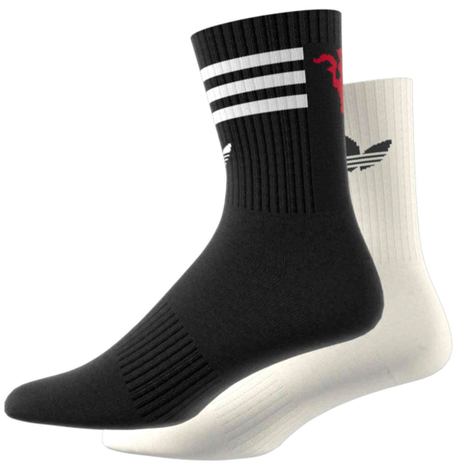 Adidas solid crew socks black shop