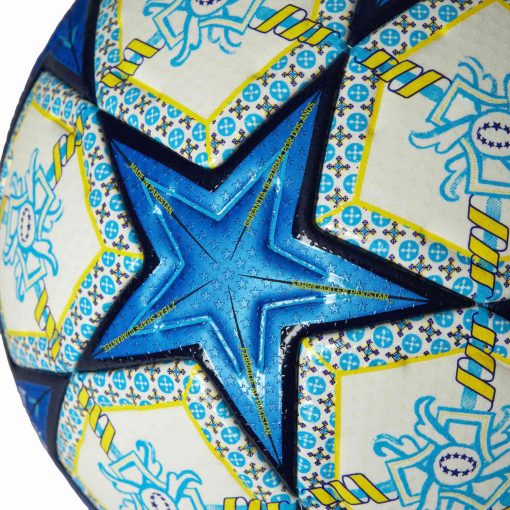 adidas W-UCL Ball Pro Soccer Ball - White & Orange with Night Sky with Pantone - Image 4