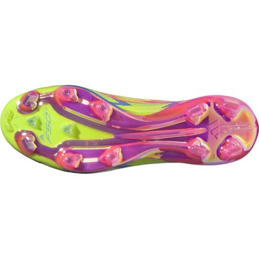 adidas F50 Plus FG - Lucid Pink & Lucid lemon with Blue Fusion - Image 6