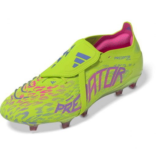 adidas Predator FT Elite FG - Lucid Lemon & Lucid Pink with Blue Fusion