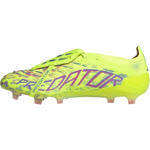 adidas Predator FT Elite FG - Lucid Lemon & Lucid Pink with Blue Fusion - Image 2
