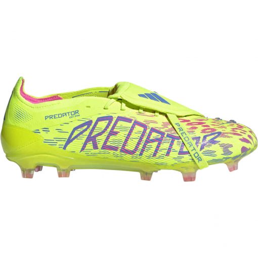 adidas Predator FT Elite FG - Lucid Lemon & Lucid Pink with Blue Fusion - Image 3