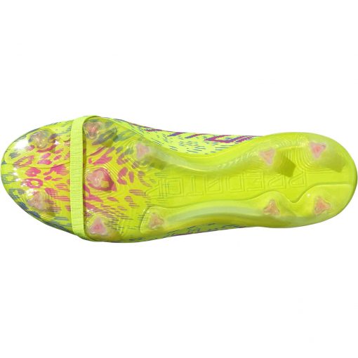 adidas Predator FT Elite FG - Lucid Lemon & Lucid Pink with Blue Fusion - Image 6