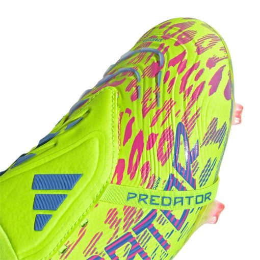 adidas Predator FT Elite FG - Lucid Lemon & Lucid Pink with Blue Fusion - Image 7
