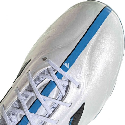 adidas Copa 11Pure FG - Ftwr White & Core Black with Sol Blu - Image 7