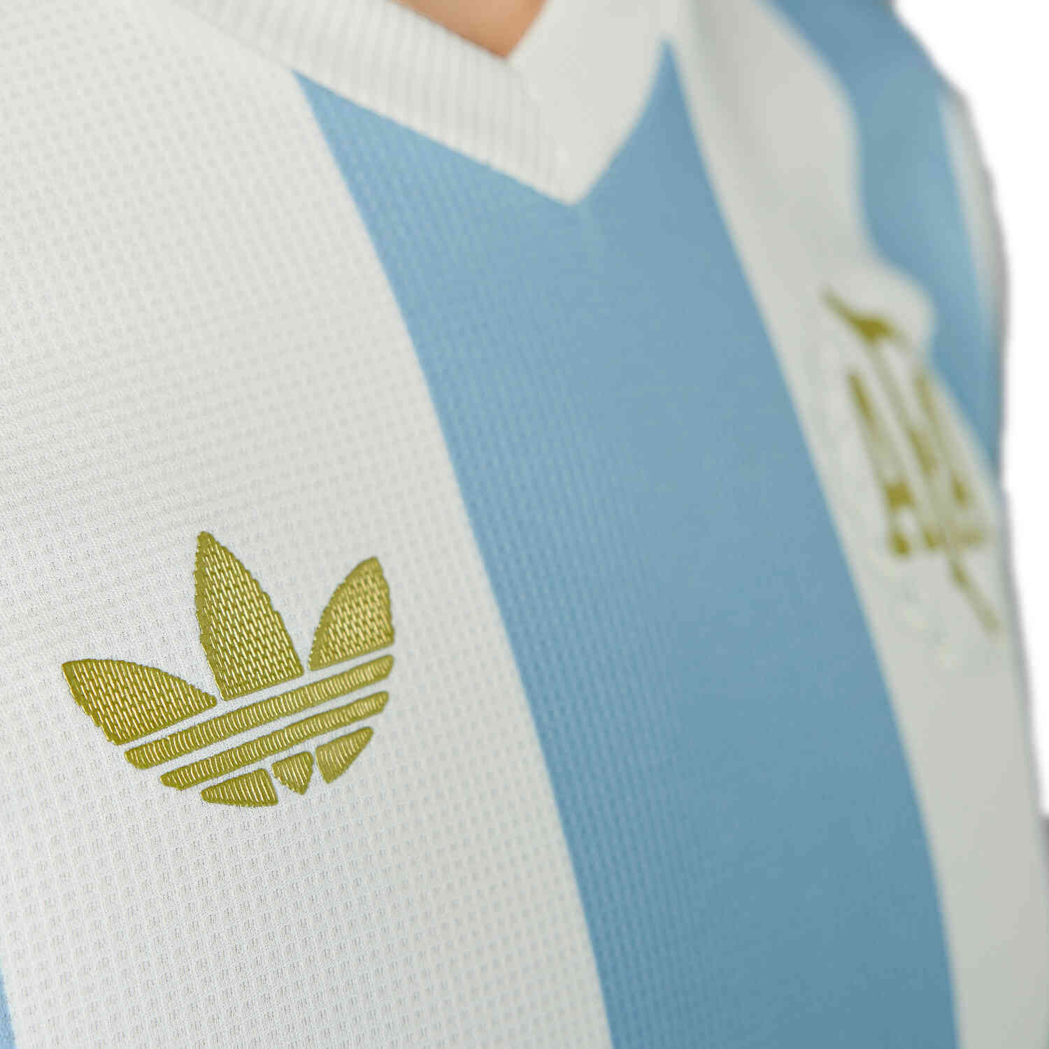 Kids adidas Argentina 50th Anniversary Jersey Ambient Sky Cloud White