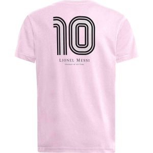 Kids adidas Lionel Messi Heritage 10 T shirt True Pink Soccer Master