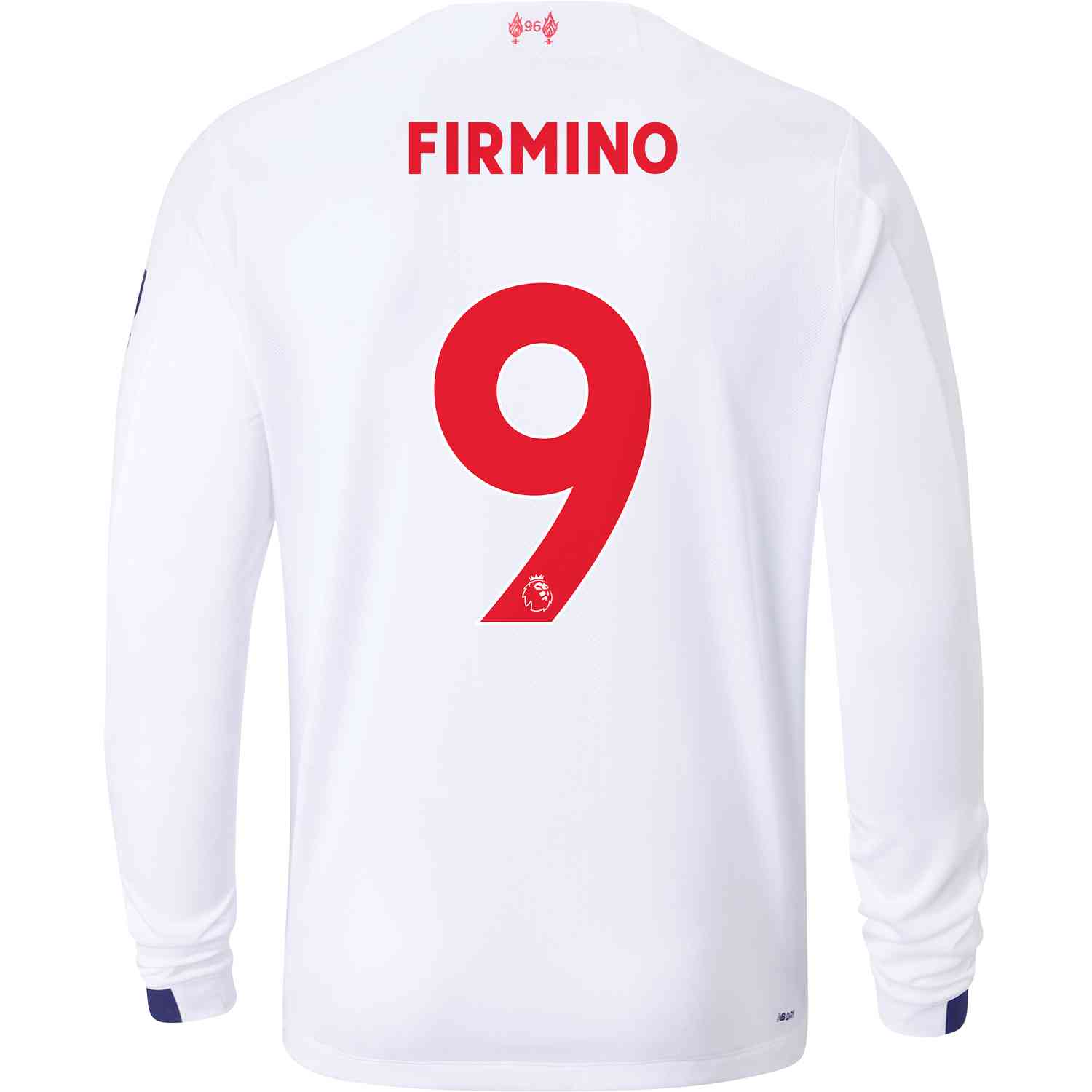 cocaïne deuropening kleurstof 2019/20 Roberto Firmino Liverpool Away L/S Jersey - Soccer Master