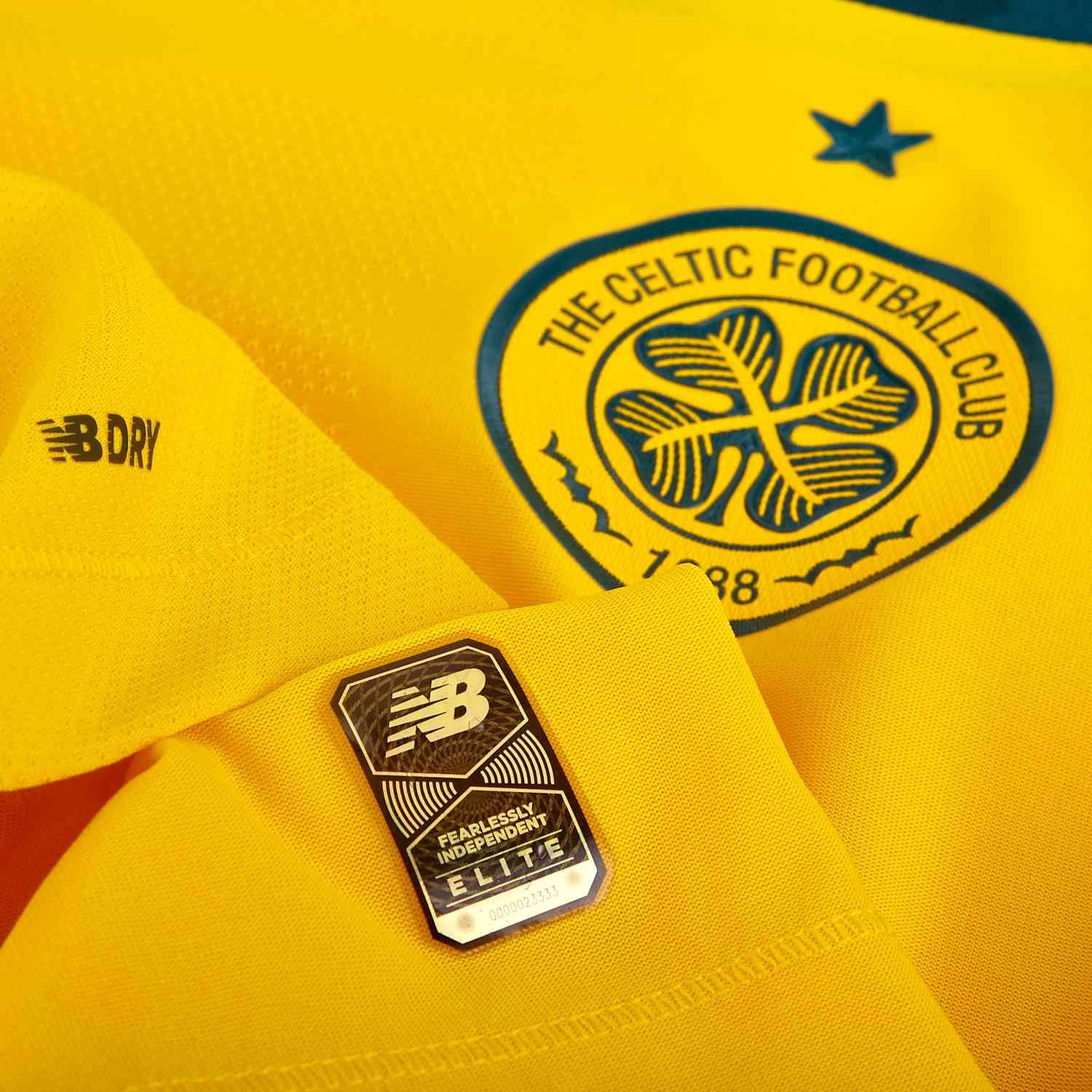 Celtic FC New Balance 2019/20 Away Jersey Kit Shirt Yellow New