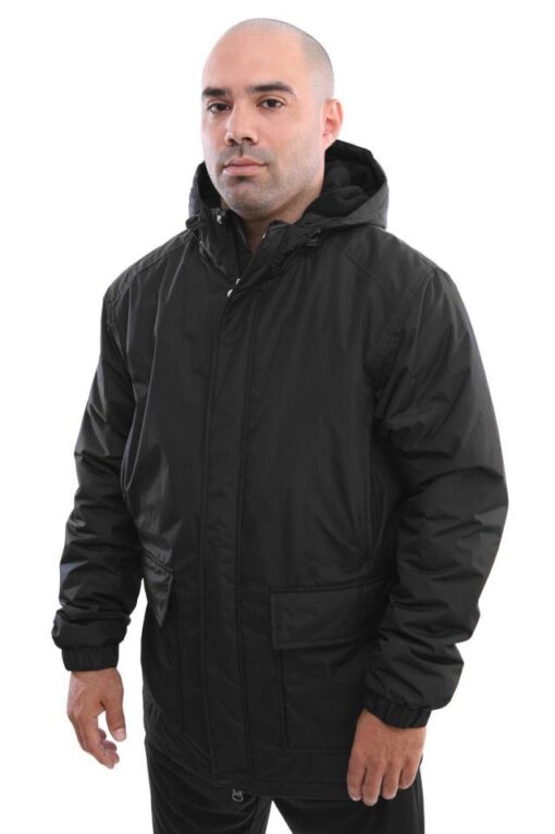 Admiral Rival Padded Bench Coat - Black - Soccer Master