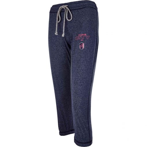 Womens Concepts Sports St Louis City Home Capri Pants - Navy