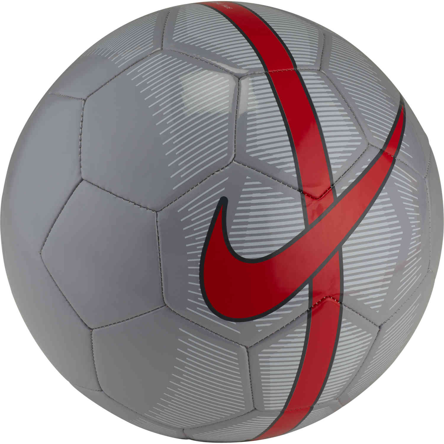 red nike soccer ball