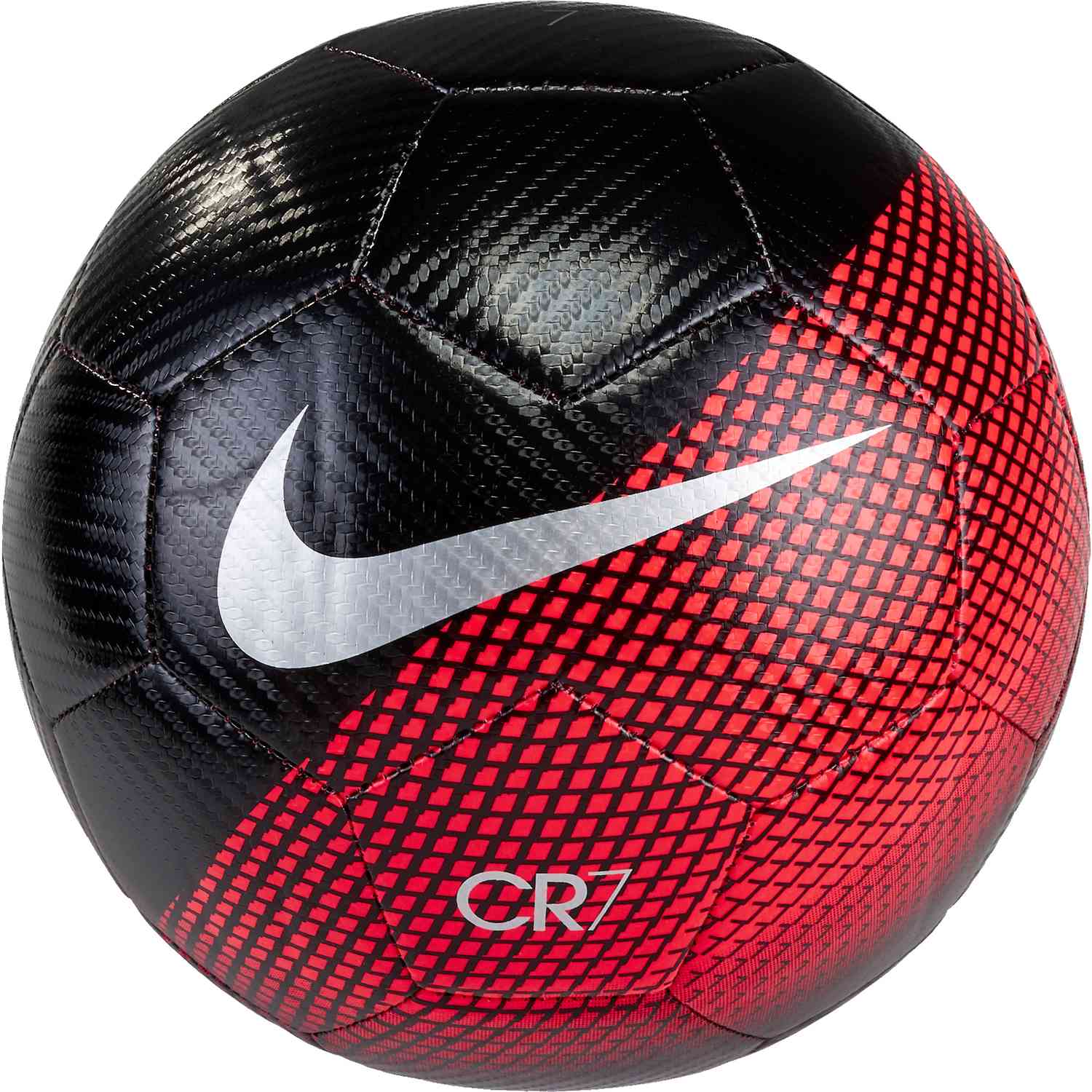 Nike CR7 Prestige Soccer Ball - Black/Flash Crimson/Silver - Soccer Master