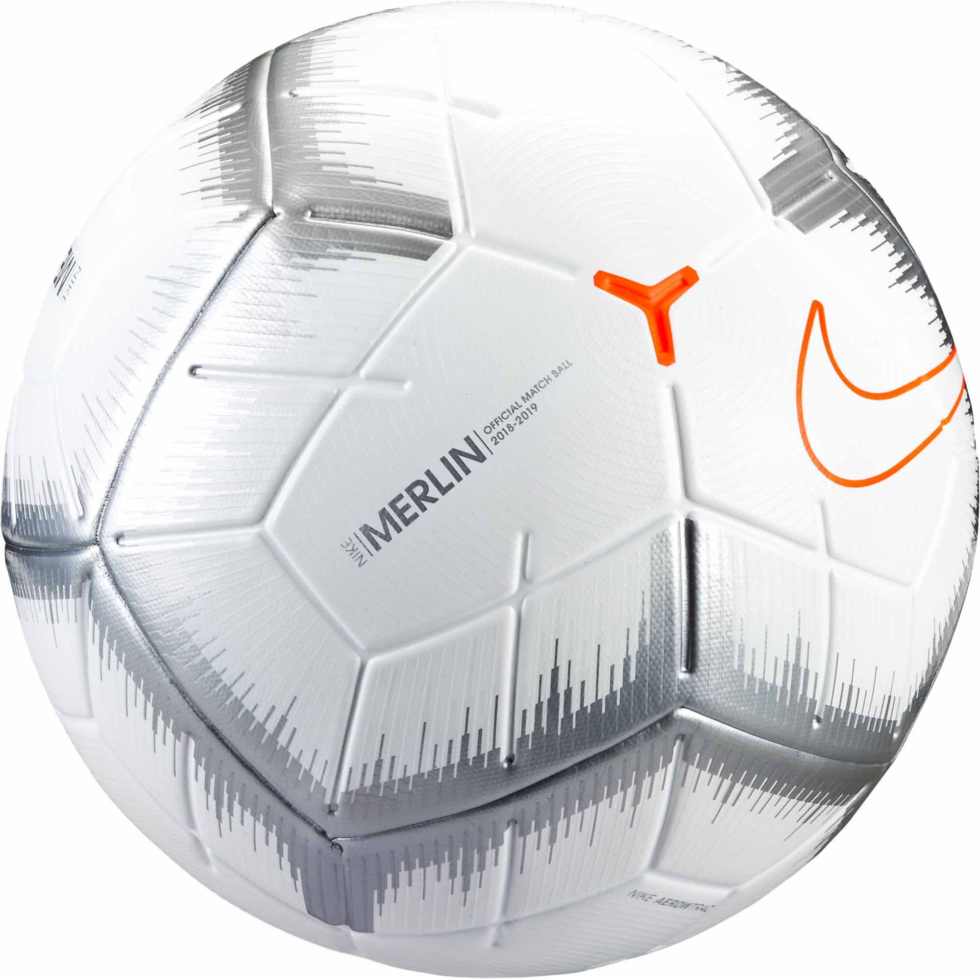 sabor dulce Comparación Calibre Nike Merlin QS Match Ball - White & Chrome - Soccer Master