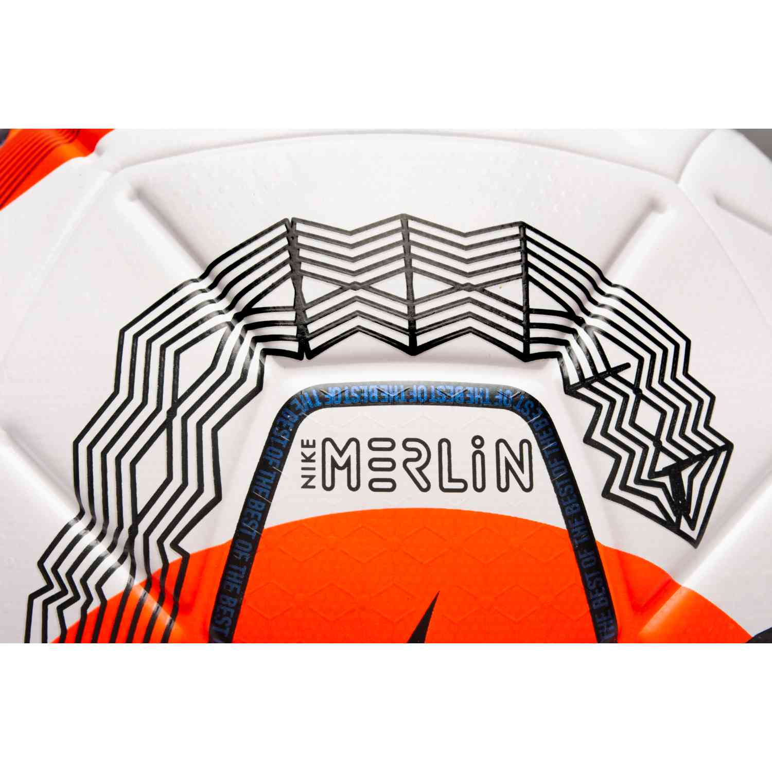 Nike Premier League Merlin Official Match Soccer Ball White Black Hyper Crimson Soccer Master
