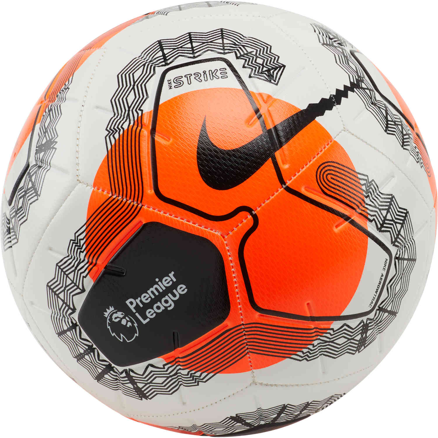Nike Premier League Strike Soccer Ball White Hyper Crimson