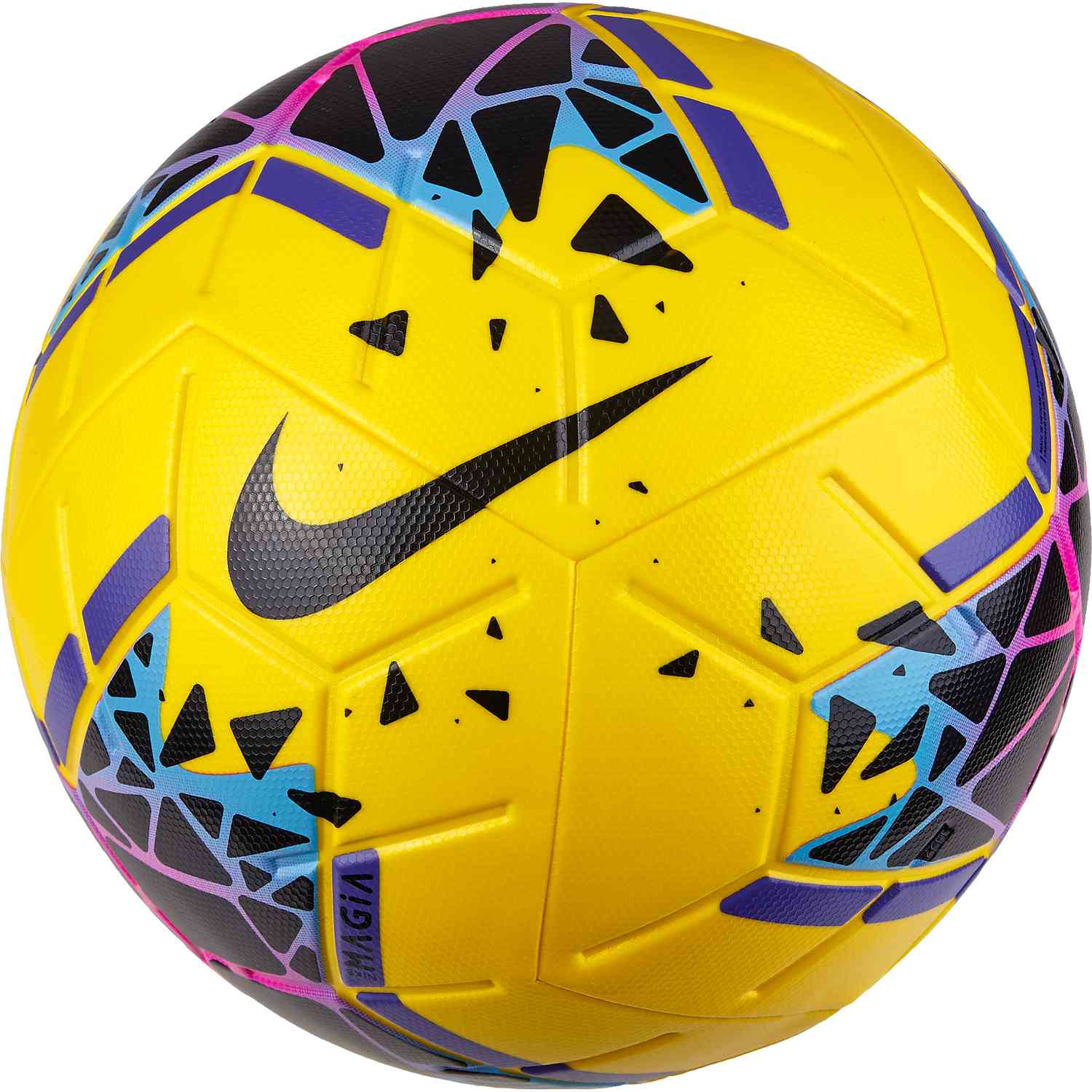 Nike Magia Hi-vis Match Soccer Ball - Yellow/Black/Purple - Soccer 