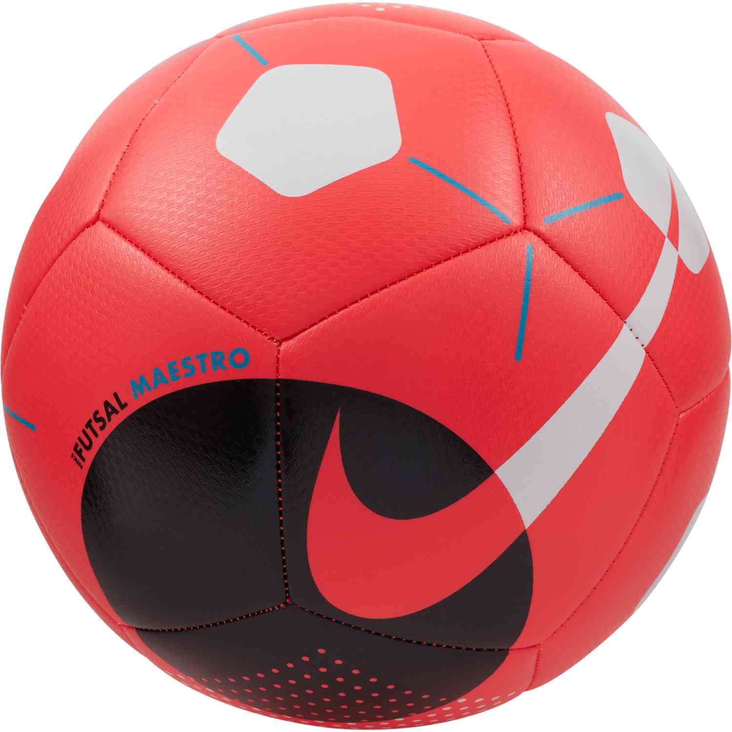 Nike Maestro Futsal Ball Laser Crimson Black with White