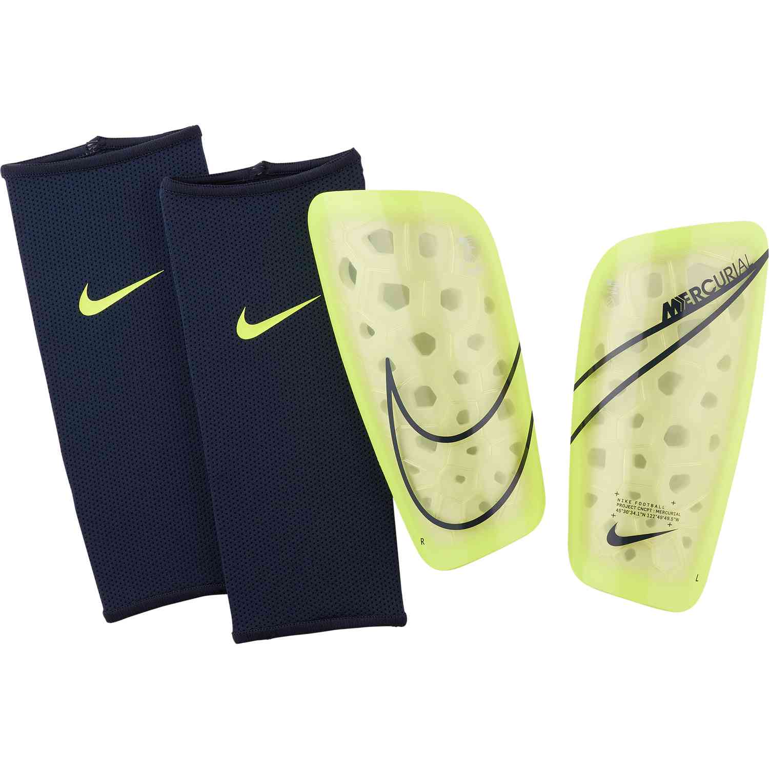 nike mercurial lite shin guards sizing