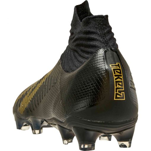 New Balance Tekela v4 Pro FG Firm Ground Soccer Cleats - Black & Gold - Image 4