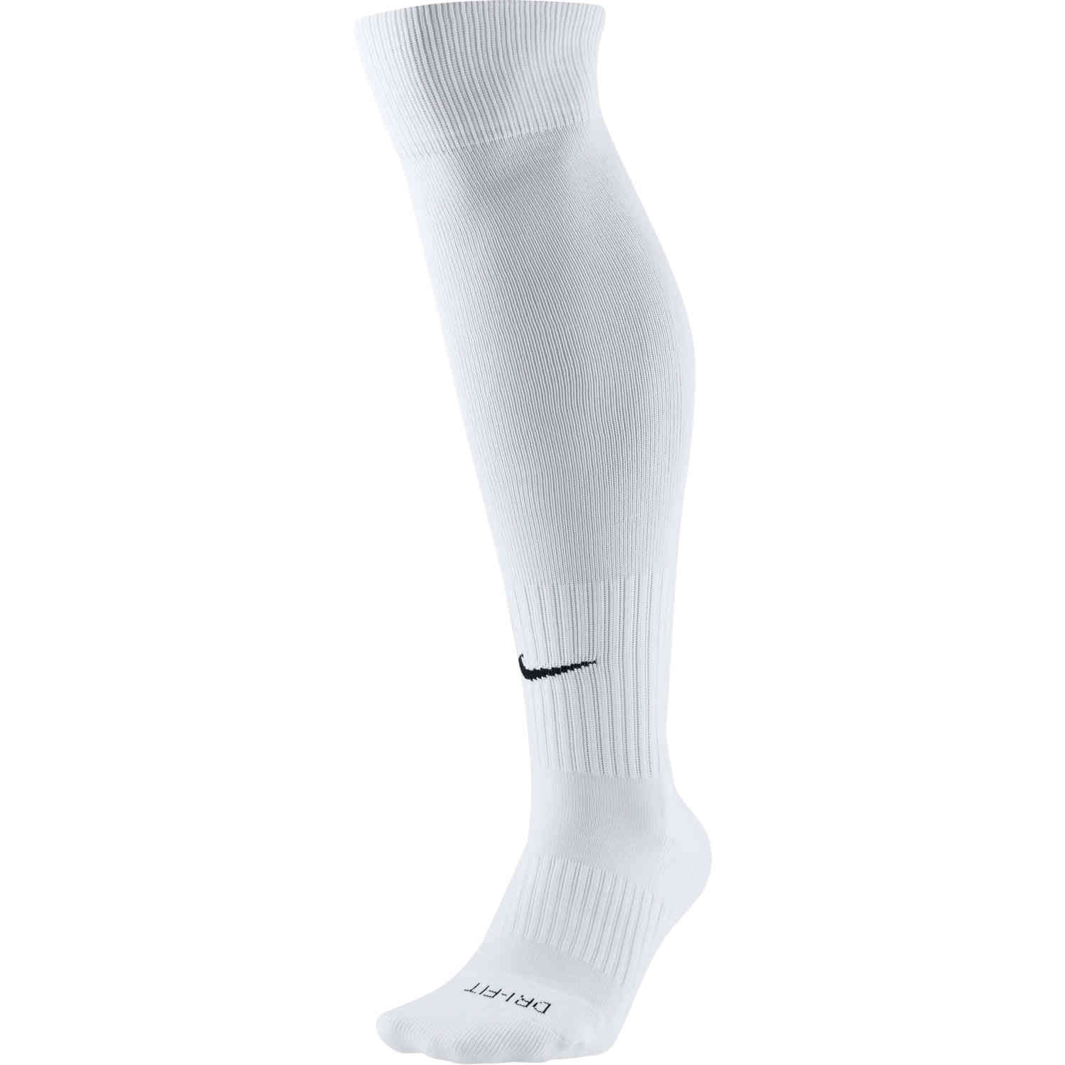 white nike soccer socks