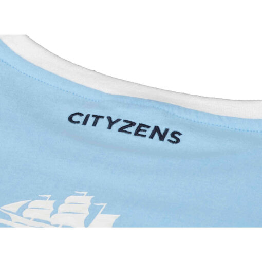 Manchester City Pride in Battle L/S Tee - Sky Blue/White - Image 3